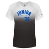 Women's V-Neck Ombre T-Shirt Thumbnail