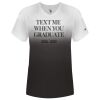 Women's V-Neck Ombre T-Shirt Thumbnail