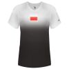 Women's V-Neck Ombre T-Shirt Thumbnail