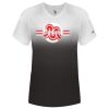Women's V-Neck Ombre T-Shirt Thumbnail