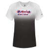 Women's V-Neck Ombre T-Shirt Thumbnail