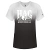 Women's V-Neck Ombre T-Shirt Thumbnail