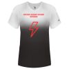 Women's V-Neck Ombre T-Shirt Thumbnail