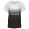 Women's V-Neck Ombre T-Shirt Thumbnail